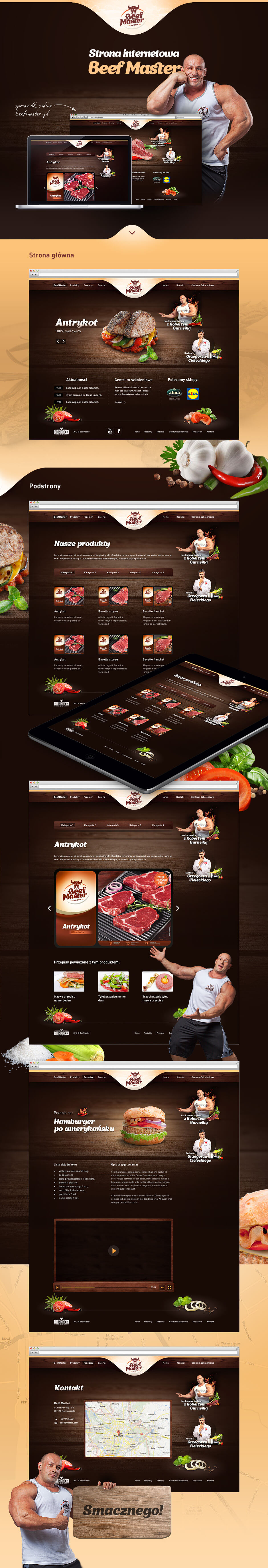 A website for Meat Processing Plant