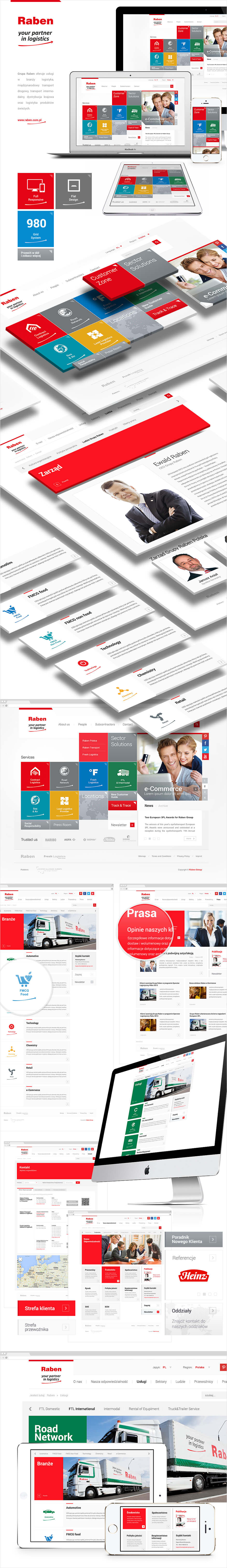 The new website of the logistics giant