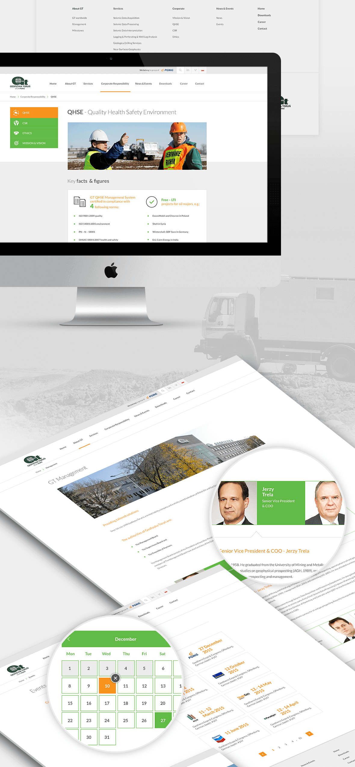 A modern corporate website