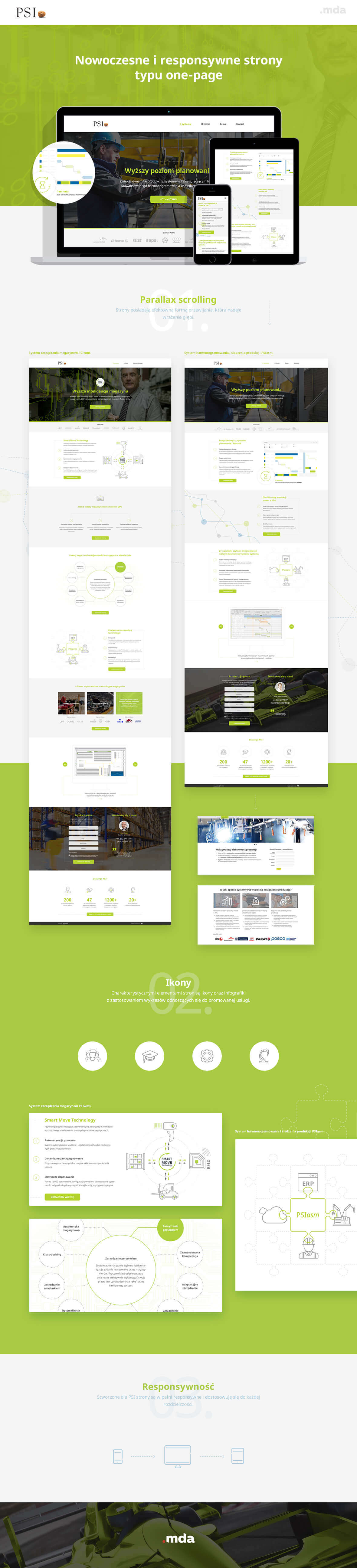 Image one-page websites
